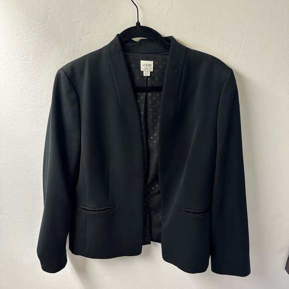 J. Crew Women's Elegant Black Suit Jacket - Picture 3 of 7
